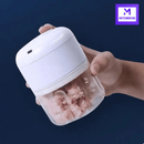 CutMix – Mini Processador de Alimentos Elétrico 250ml com 3 Lâminas Inox e USB Recarregável