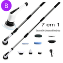 Escova Elétrica Sem Fio – Limpeza Rápida e Eficiente para Todos os Ambientes