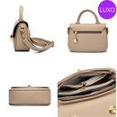 Bolsa de couro genuíno de luxo para mulheres – estilo e elegância em um acessório de alta qualidade para o seu dia a dia