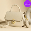 Bolsa de couro genuíno de luxo para mulheres – estilo e elegância em um acessório de alta qualidade para o seu dia a dia