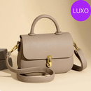 Bolsa de couro genuíno de luxo para mulheres – estilo e elegância em um acessório de alta qualidade para o seu dia a dia