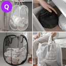 Cesto dobrável para separação de roupas sujas