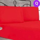 Conjunto de lençóis QUEEN 3 peças 400 pontos de micropercale fio palito