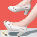 Cresfimix bonito branco – sapato feminino com design limpo e confortável para uso diário