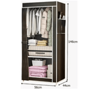 Guarda-roupa portátil dobrável