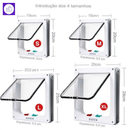 Porta de aba para gato com trava 4 vias – segurança máxima e controle de acesso para seu pet