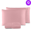 Conjunto de lençóis QUEEN 3 peças 400 pontos de micropercale fio palito