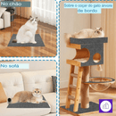 Tapete autoadesivo aparável para gatos – zona dedicada para arranhar sem danificar móveis