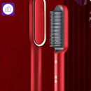 Escova de Cabelo Elétrica – Alisamento Prático com Aquecimento Instantâneo